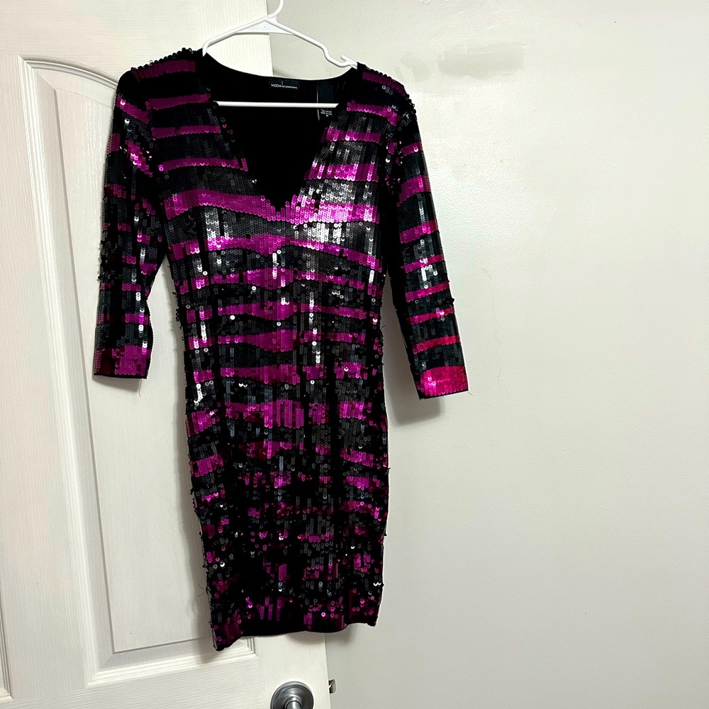 Sequin mini dress